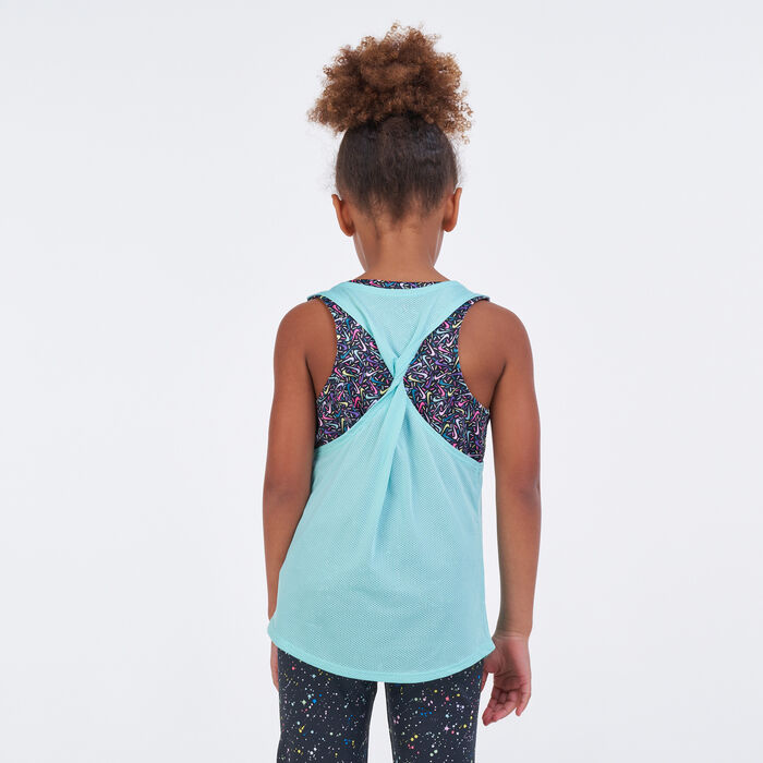 Kids' Dri-Fit Twofer Tank Top Kids' Dri-Fit Twofer Tank Top image number 1