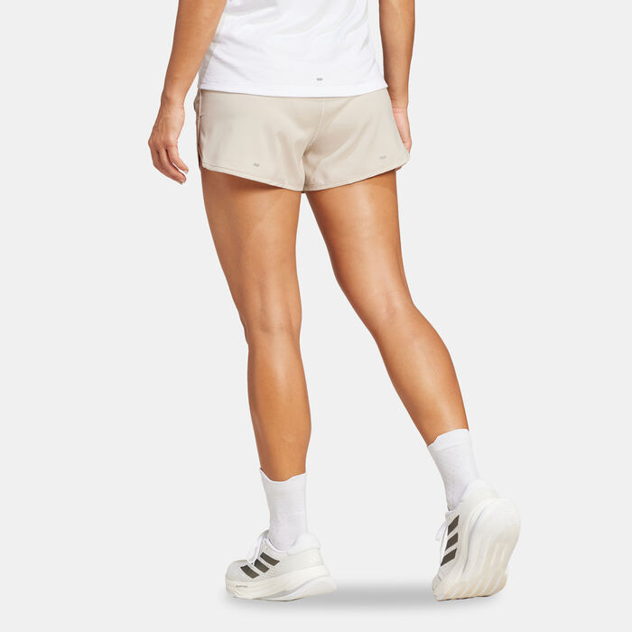 Women's Own The Run 3-Stripes Shorts Women's Own The Run 3-Stripes Shorts image number 1