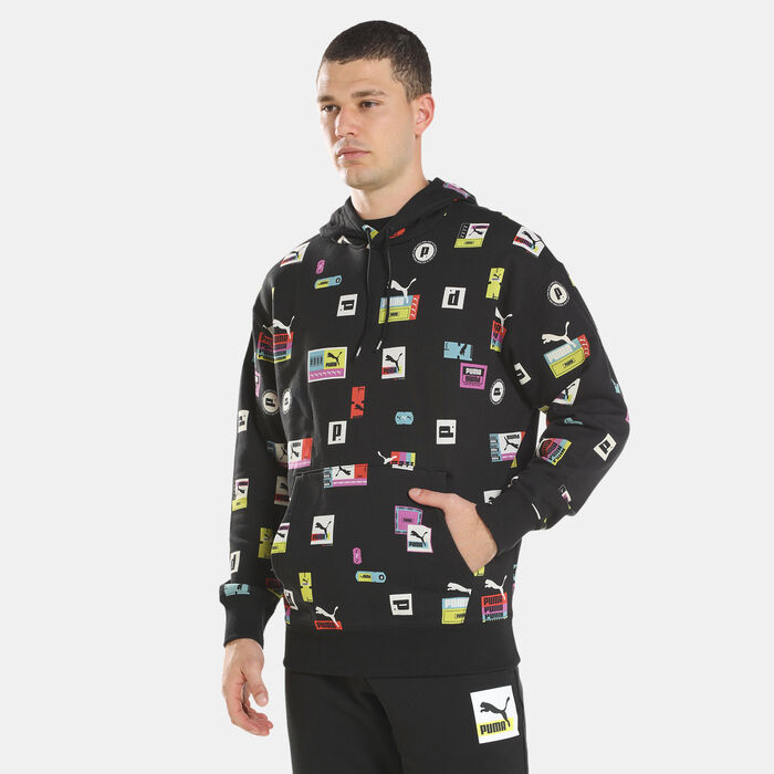 Men's Brand Love All-Over-Print TR Hoodie Men's Brand Love All-Over-Print TR Hoodie image number 0