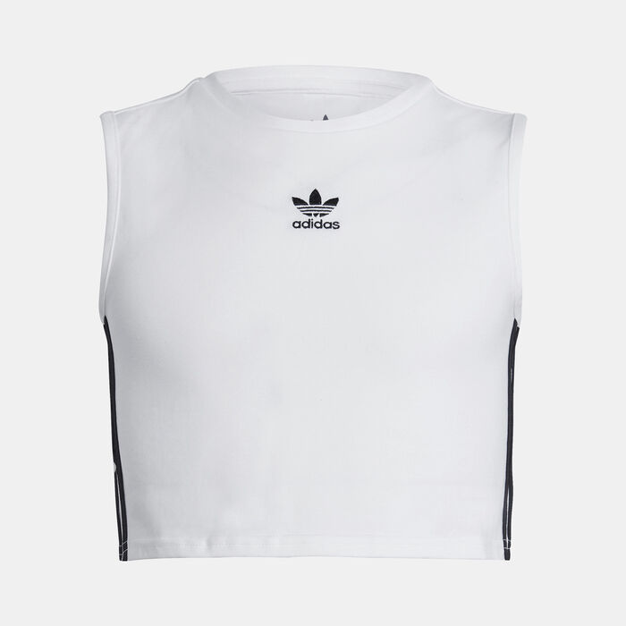 Kids' Adicolor Crop Tank Top Kids' Adicolor Crop Tank Top image number 0