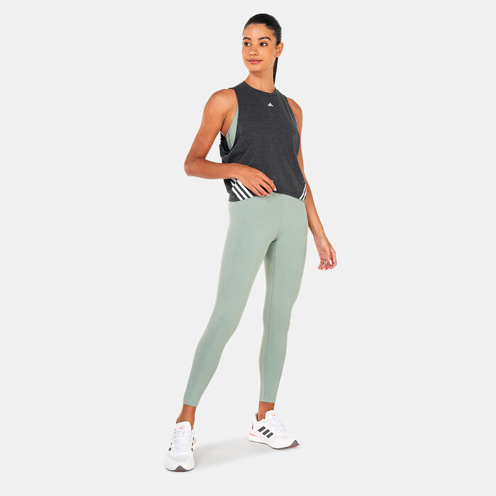 Women's Train Icons 3-Stripes Crop Tank Top Women's Train Icons 3-Stripes Crop Tank Top image number 2