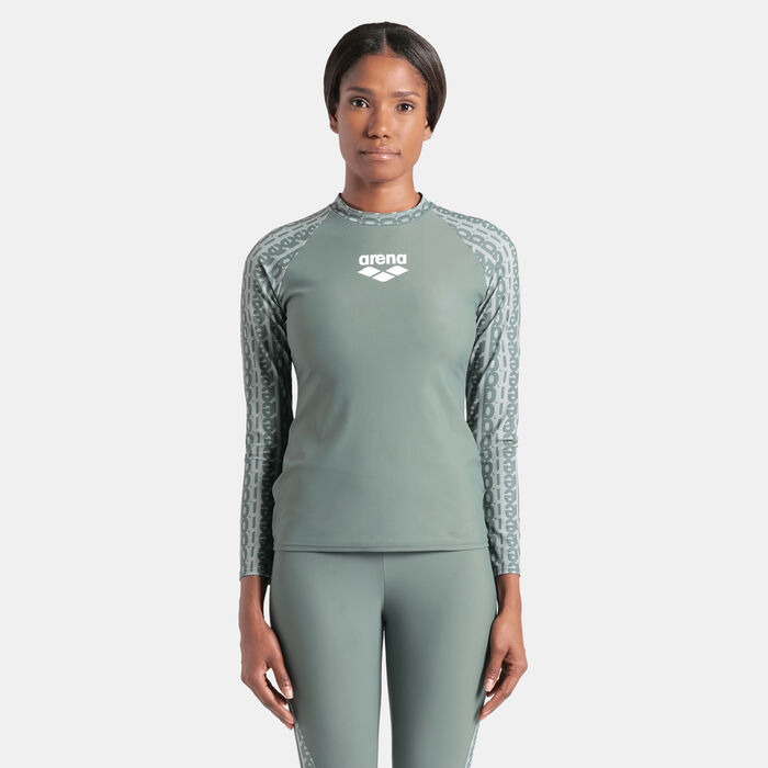 Women's Modesty Swimming Rashguard Women's Modesty Swimming Rashguard image number 0
