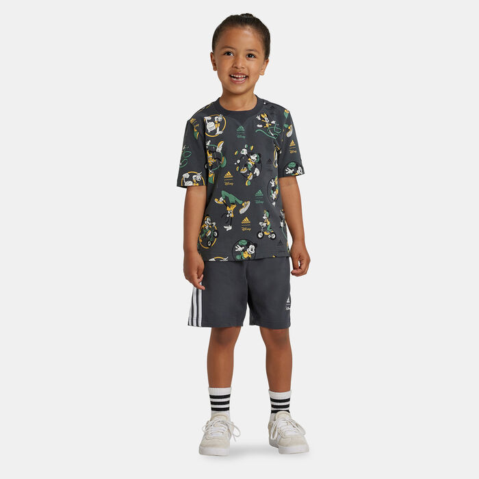 Kids' Disney Mickey Mouse T-Shirt and Shorts Set (Younger Kids) Kids' Disney Mickey Mouse T-Shirt and Shorts Set (Younger Kids) image number 0