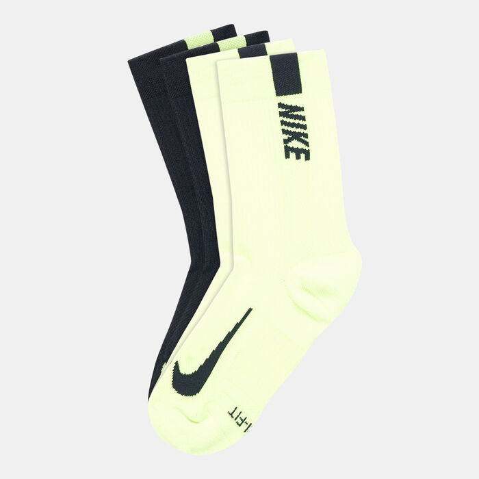 Multiplier Running Crew Socks (2 Pairs) Multiplier Running Crew Socks (2 Pairs) image number 0