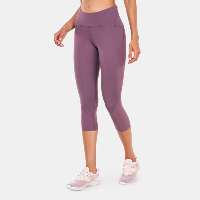 Women's Fly Fast 2.0 HeatGear® Cropped Leggings Women's Fly Fast 2.0 HeatGear® Cropped Leggings image number 0