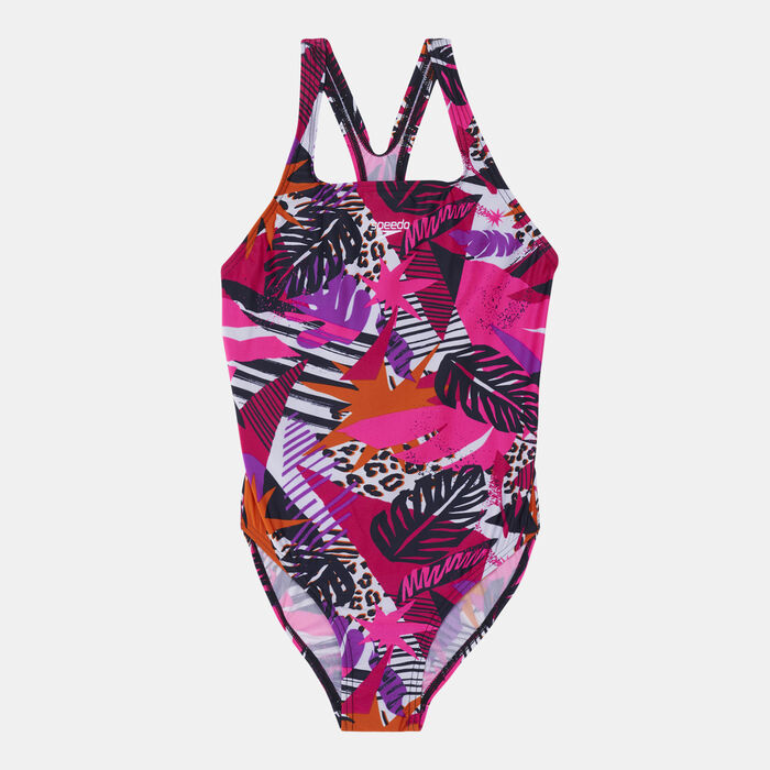 Kids' Allover Medalist One-Piece Swimsuit Kids' Allover Medalist One-Piece Swimsuit image number 0