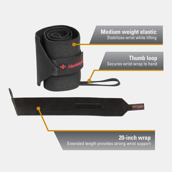 Pro Wrist Wrap with Thumb Loop (20 inches) Pro Wrist Wrap with Thumb Loop (20 inches) image number 3