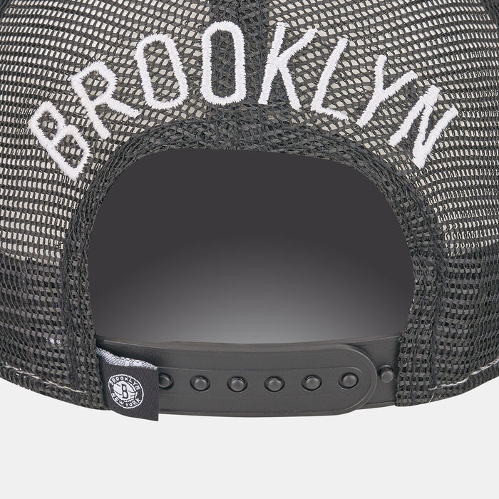 Men's Brooklyn Nets Team Colour Block Trucker Cap Men's Brooklyn Nets Team Colour Block Trucker Cap image number 1