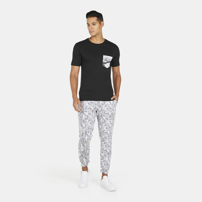 Men's Camo Allover Print Track Pants image number 2