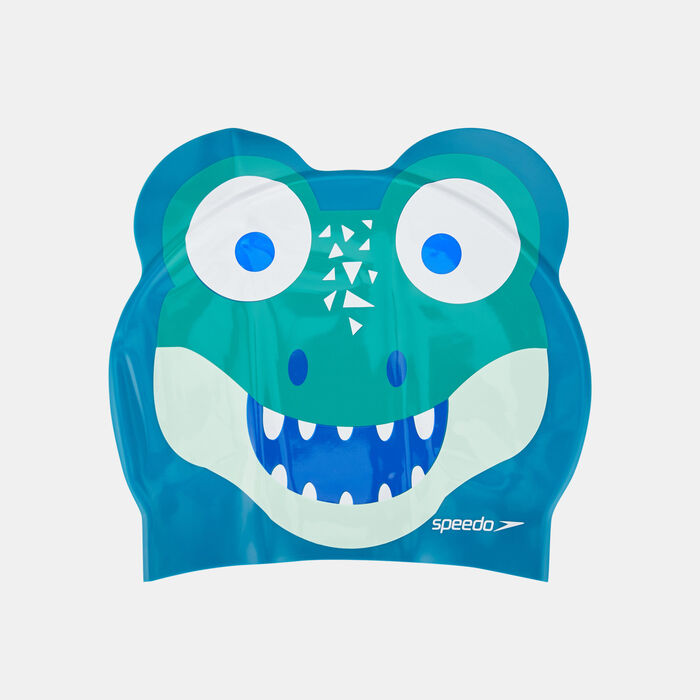 Kids' Plain Moulded Silicone Swimming Cap Kids' Plain Moulded Silicone Swimming Cap image number 0