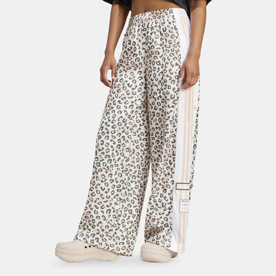 Women's Leopard Luxe Adibreak Wide Leg Track Pants Women's Leopard Luxe Adibreak Wide Leg Track Pants