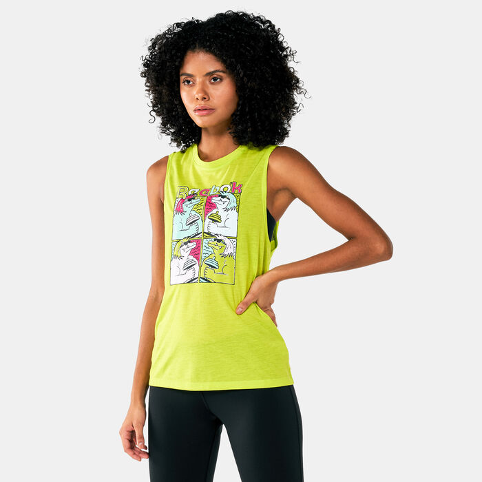 Women's Training Essentials Mu Quirky Graphic Tank Top Women's Training Essentials Mu Quirky Graphic Tank Top image number 0
