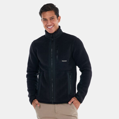 Men's Mix Media Sherpa Fleece Jacket Men's Mix Media Sherpa Fleece Jacket