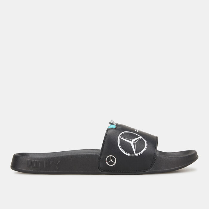 Men's Mercedes-AMG Petronas Motorsport F1 Leadcat 2.0 Logo Slides Men's Mercedes-AMG Petronas Motorsport F1 Leadcat 2.0 Logo Slides image number 1