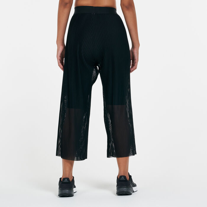 Women's Pleat Mesh Sweatpants Women's Pleat Mesh Sweatpants image number 1