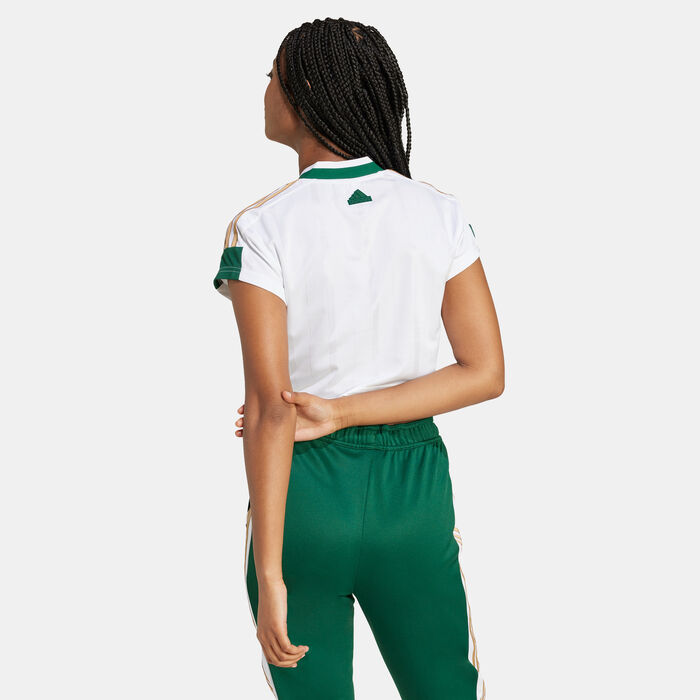 Women's Tiro Cut 3-Stripes Cropped Jersey Women's Tiro Cut 3-Stripes Cropped Jersey image number 1