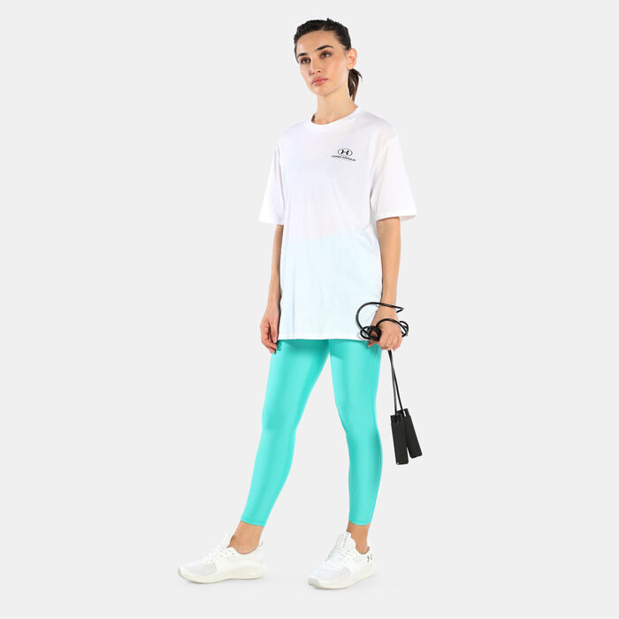 Women's HeatGear® No-Slip Training Leggings Women's HeatGear® No-Slip Training Leggings image number 2