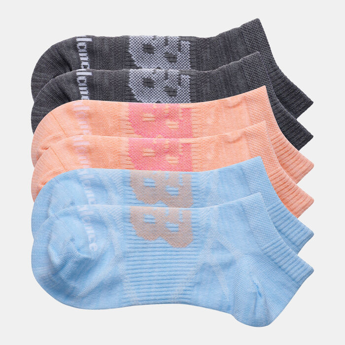 Kids Flat Knit No-Show Socks (6 Pairs) Kids Flat Knit No-Show Socks (6 Pairs) image number 1