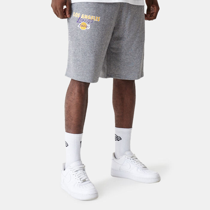 Men's Los Angeles Lakers Team Script Shorts Men's Los Angeles Lakers Team Script Shorts image number 0
