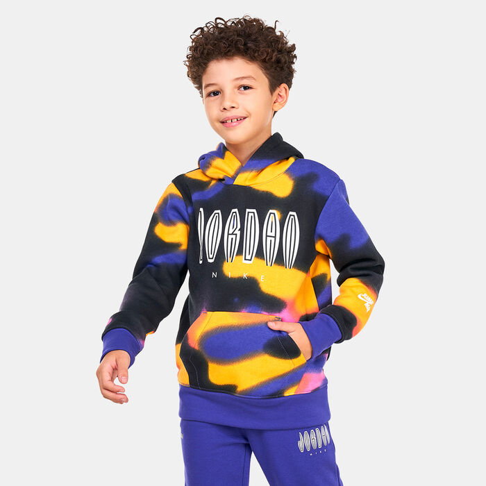 Kids' MJ MVP Allover Print Fleece Hoodie Kids' MJ MVP Allover Print Fleece Hoodie image number 0