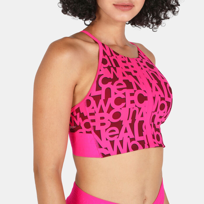 Women's Relentless Printed Crop Top Women's Relentless Printed Crop Top image number 3