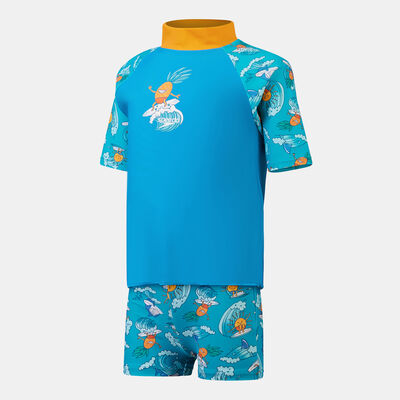 Kids' Printed Rashguard Set