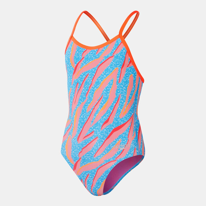 Kids' Digital Print One-Piece Swimsuit Kids' Digital Print One-Piece Swimsuit image number 0