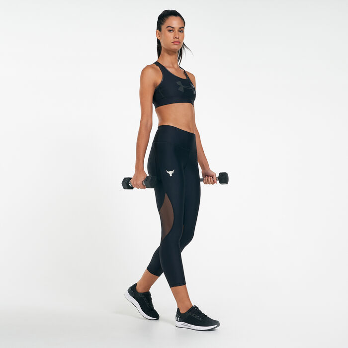 Women's Project Rock HeatGear® Ankle Leggings Women's Project Rock HeatGear® Ankle Leggings image number 2