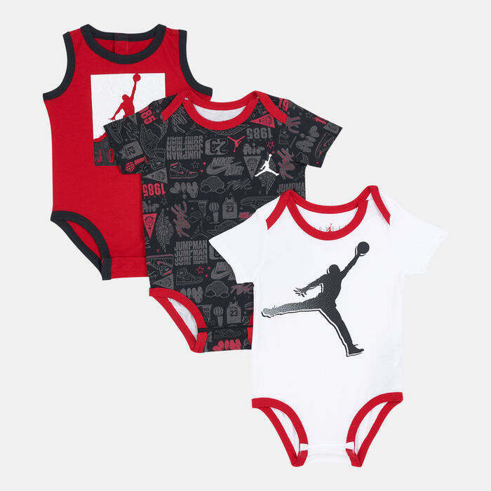 Kids' Jumpman Elements Bodysuit Set (3 Pack) Kids' Jumpman Elements Bodysuit Set (3 Pack) image number 0