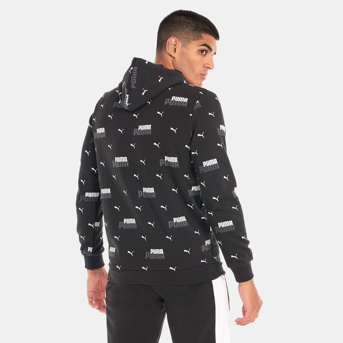 Men's Essentials+ Logo Power Printed Hoodie Men's Essentials+ Logo Power Printed Hoodie image number 1