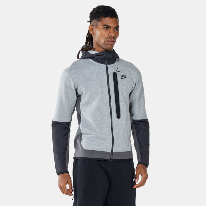 Men's Sportswear Tech Fleece Full-Zip Woven Hoodie Men's Sportswear Tech Fleece Full-Zip Woven Hoodie image number 0