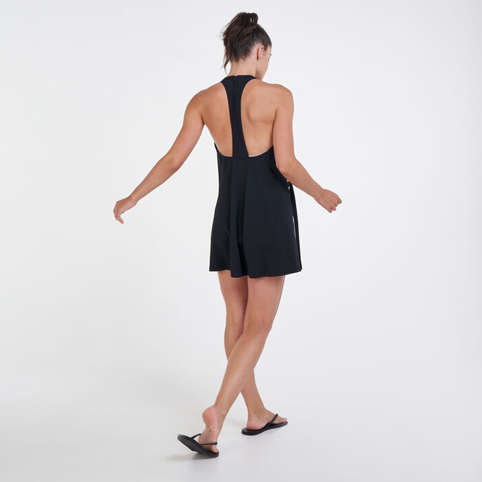 Women's Boom Logo Splice Swimming Dress Women's Boom Logo Splice Swimming Dress image number 1