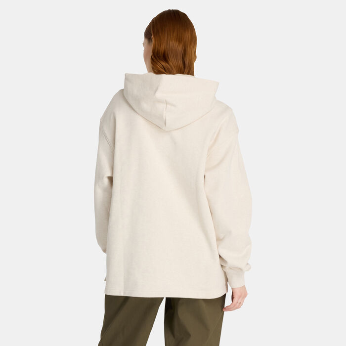 Women's Embossed Graphic Fleece Hoodie Women's Embossed Graphic Fleece Hoodie image number 1