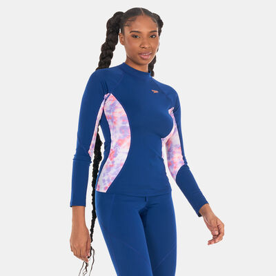Women's Printed Long Sleeve Rashguard