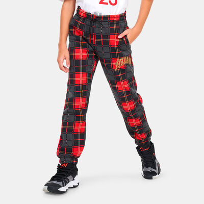 Kids' Essentials Plaid Sweatpants