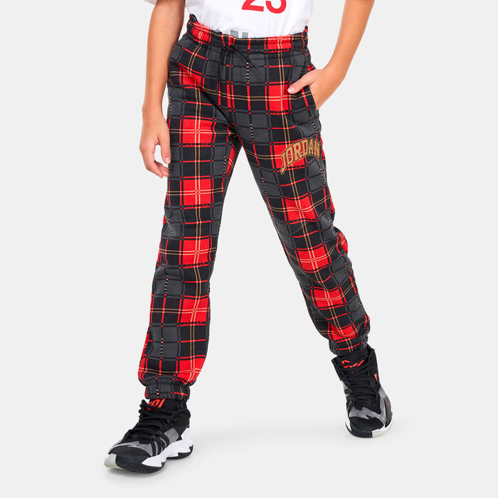 Kids' Essentials Plaid Sweatpants Kids' Essentials Plaid Sweatpants image number 0