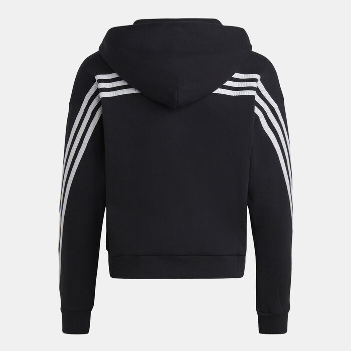Kids' Future Icons 3-Stripes Running Full-Zip Hoodie Kids' Future Icons 3-Stripes Running Full-Zip Hoodie image number 1