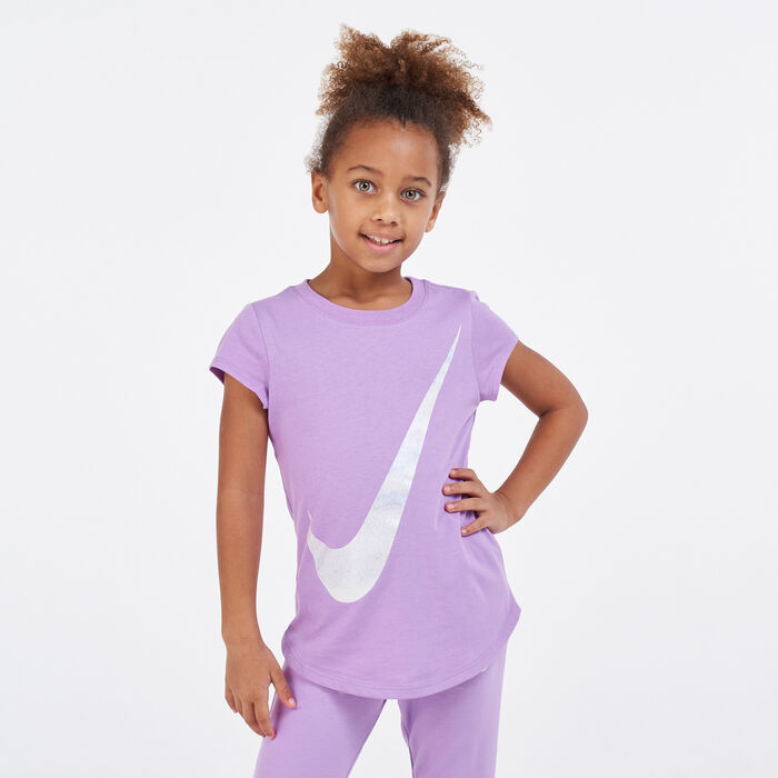 Kids' Swoosh T-Shirt Kids' Swoosh T-Shirt image number 0