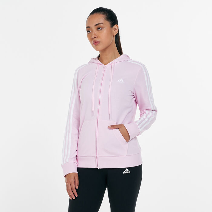 Women's Essentials 3-Stripes Hoodie Women's Essentials 3-Stripes Hoodie image number 0