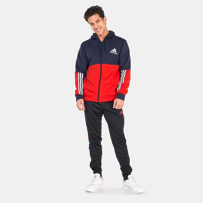 Men's Essentials Colorblock Full-Zip Hoodie Men's Essentials Colorblock Full-Zip Hoodie image number 2
