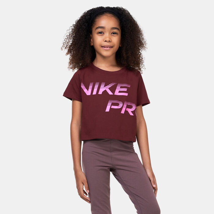 Kids' Dri-FIT Sport Essential+ Cropped Training T-Shirt (Older Kids) Kids' Dri-FIT Sport Essential+ Cropped Training T-Shirt (Older Kids) image number 0