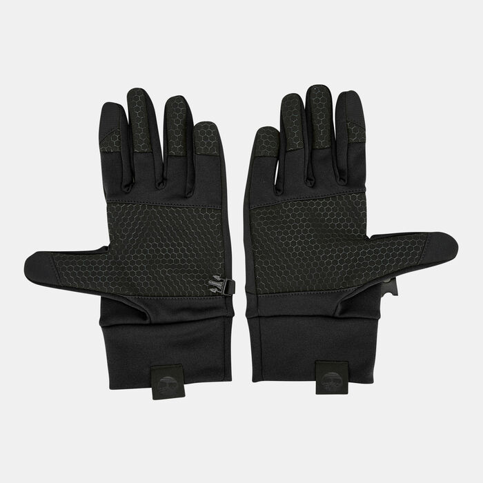 Men's Stretch Colorblock Softshell Fleece Gloves Men's Stretch Colorblock Softshell Fleece Gloves image number 1