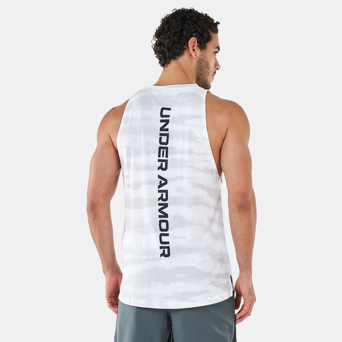 Men's UA Baseline Printed Tank Top Men's UA Baseline Printed Tank Top image number 1