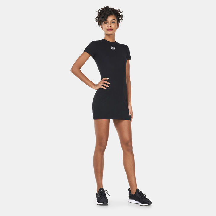 Women's Classics Ribbed T-Shirt Dress Women's Classics Ribbed T-Shirt Dress image number 0
