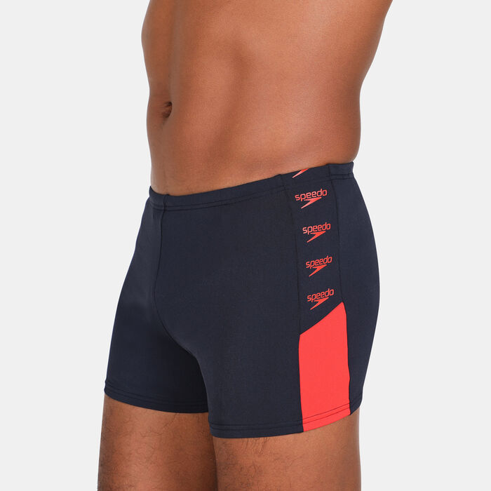 Men's Boom Logo Splice Swimming Shorts Men's Boom Logo Splice Swimming Shorts image number 2