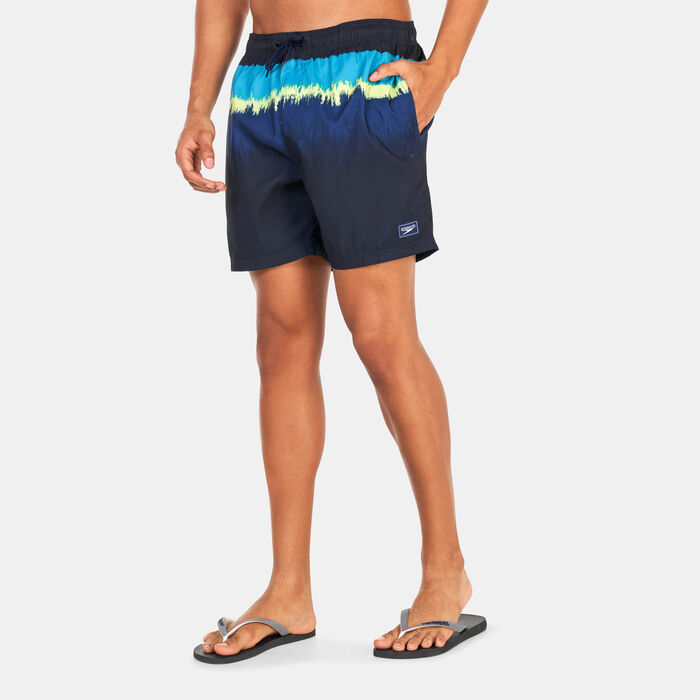 Men's Placement Leisure 16-Inch Swimming Shorts Men's Placement Leisure 16-Inch Swimming Shorts image number 0