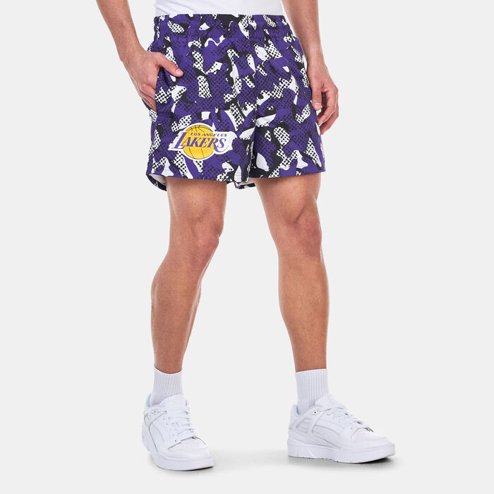 Men's NBA Los Angeles Lakers All Over Print Shorts Men's NBA Los Angeles Lakers All Over Print Shorts image number 0
